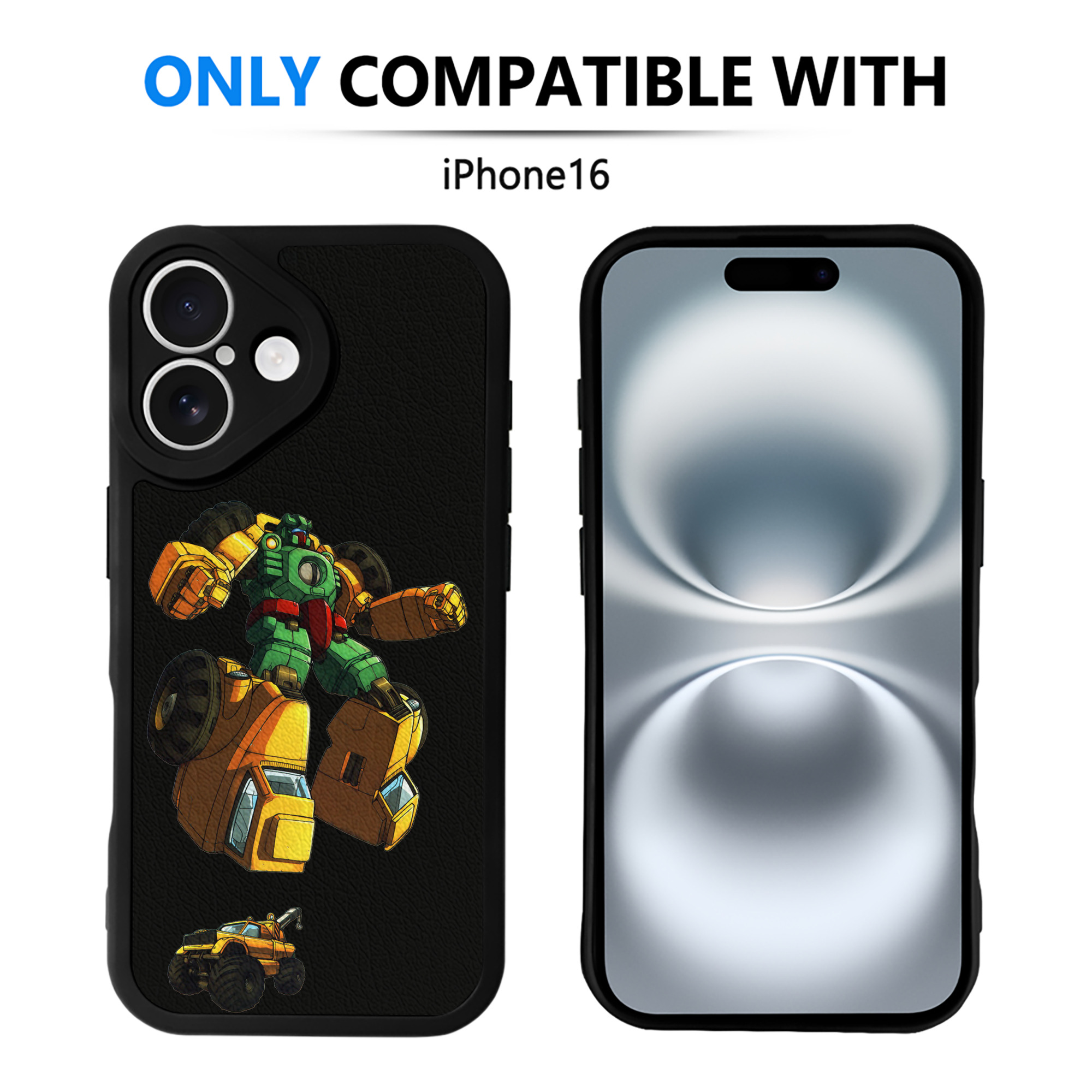 （画像用）  【iPhone 16シリーズ対応】シリコンスマホケース（レザー調） 材質：シリコン